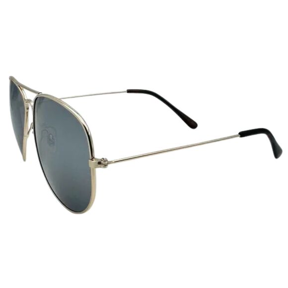 7016 | Gold/Silver Mirror Aviator Sunglasses - Picture 2 of 5
